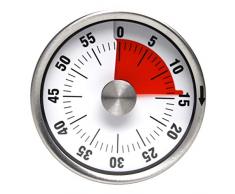 Küchenwecker, Mechanischer und Magnetisch Küchentimer, 60 Minuten Countdown Kurzzeitmesser, Analog Kurzzeitwecker für Küche/Kochen/Backen/Sport/Büro