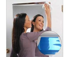 FuYouTa Spiegelfolie Wandaufkleber Spiegel Wandaufkleber Selbstklebende Spiegel Wandaufkleber reflektierende spiegelaufkleber selbstklebende spiegel wandaufkleber wohnzimmerreflektierende