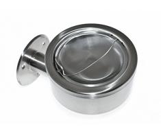 Wandaschenbecher mit Klappmechanismus