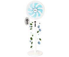 3in1 Standventilator Ø40 cm | 60 Watt | 10h Timer | Oszillierend | Fernbedienung | 3 Höhen | Leiser Betrieb | Ventilator | Windmaschine | Turmventilator | Luftkühler | Bodenventilator | Stand Fan