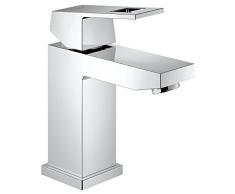 Grohe 23132000 Eurocube Einhand-Waschtischbatterie / glatter Körper ohne Zugstangenbohrung
