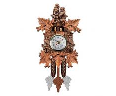 Decdeal Kuckucksuhr ohne Punktankunftsfunktion für Haus Dekor