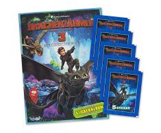 Dragons Drachenzähmen leicht gemacht - Die geheime Welt - Sticker Album + 5 Booster - deutsche Ausgabe