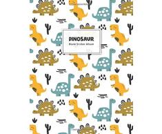 Dinosaur Blank Sticker Album: Blank Sticker Book Dinosaur Themed Large Size 8.5x11