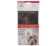 Rayher 8128322 Spiegelfolie, 20x30cm, SB-Btl 1Stück, silber