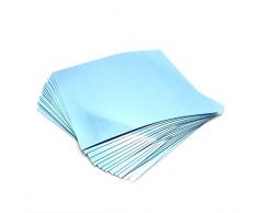 ADAPTER UNIVERSE 16PCS Spiegel Folie Sticker Selbstklebend Tapete Wandspiegel Tattoo Dekorativ Reflektierend Fliesen 15 x 15 cm für Bad