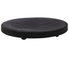 Ondis24 Pflanzenroller bis 150 kg Blumenroller unsichtbare Rollen Möbelroller Kübelroller Pierre 40 (Anthrazit)