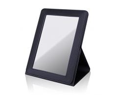 DUcare Reisespiegel Klappspiegel Make up Spiegel Taschenspiegel mit Ständer Tragbar und Schlank, ideal für Reisen