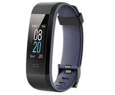 YAMAY Fitness Tracker,Smartwatch Wasserdicht IP68 Fitness Armband mit Pulsmesser 0,96 Zoll Farbbildschirm Aktivitätstracker Pulsuhren Schrittzähler Uhr Smart Watch Fitness Uhr für Damen Herren