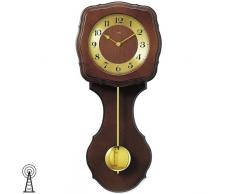 AMS Funk Pendeluhr, Holz, Mehrfarbig, 63 x 32 x 18 cm