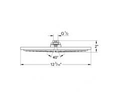 GROHE Rainshower Kopfbrause, 310 mm 27478000