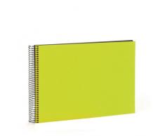 Goldbuch Spiralalbum, Bella Vista, 24x17 cm, 40 schwarze Seiten, Leinen, Grün, 20 962