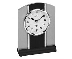 Tischuhr Funkuhr aus Holz Analog - 3135-7