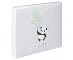 Hama Babyalbum Panda, Einsteckalbum für 200 Fotos im Format 10x15, Kinderalbum mit Beschriftungsfeld für Notizen und Selbstgestaltung, Baby Fotoalbum für Jungen und Mädchen, 22,5x22 cm, Kinder-Motiv