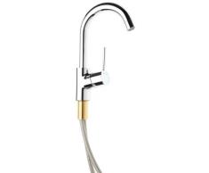 Hansgrohe Talis S Einhebel-Waschtischmischer mit Zugstangen-Ablaufgarnitur und Schwenkauslauf 360°