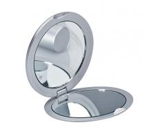 Taschenspiegel, Kosmetikspiegel, Reisespiegel einseitig mit Vergrößerung