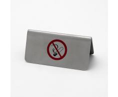 GRÄWE Metallschild / Tischaufsteller NICHT RAUCHEN 8 x 4 cm