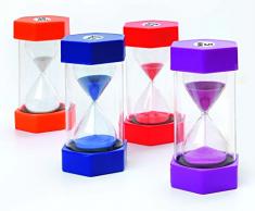 MAXI SANDUHREN 4er Set mit unterschiedlichen Laufzeiten in TOP QUALITÄT - 5 min, 10 min, 15 min, 30 min