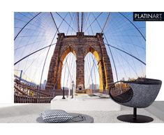 Eurographics DW-REI1001 Deco Wall Fototapete Brooklyn Bridge 254 x 366 cm