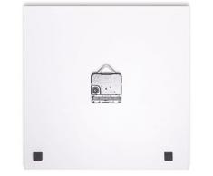 Wallario Glas-Uhr Echtglas Wanduhr Motivuhr • in Premium-Qualität • Größe: 30x30cm • Motiv: Auf dem Holzweg zum Strand