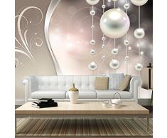 Vlies Fototapete 350x245 cm - 3 Farben zur Auswahl - Top - Tapete - Wandbilder XXL - Wandbild - Bild - Fototapeten - Tapeten - Wandtapete - Wand - Abstrakt Ornament Perlen f-A-0170-a-b