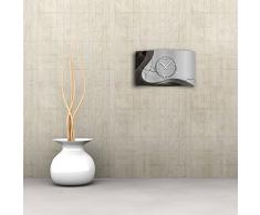 Abstrakt grau Designer Wanduhr modernes Wanduhren Design leise kein ticken dixtime 3DS-0053