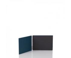 Rössler 1329452900 Wire-o Fotoalbum S.O.H.O., 195 x 145 mm, 40 Seiten, 1 Stück, navy