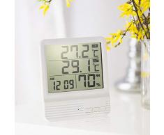 YALTOL Digital Thermometer Hygrometer Termometro Wecker Temperatur Luftfeuchtigkeit Tester Innen- / Außenwetterstation Diagnose-Tool