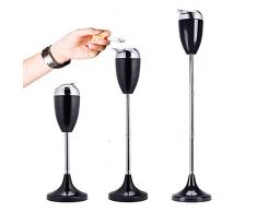 Jolitac Modern Aschenbecher mit Standfuß Garten Ascher Freistehend Standaschenbecher Standascher Zigarettenschachtel Draußen und Drinnen Nutzbar (Modell B)