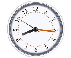 whbage Wecker Digitaler Wecker Mini Dusche Uhr Wasserdicht Wanduhr Saugnapf Badezimmer Uhr Acryl Gesicht Saugnapf Uhr für Dusche Waschraum Küche