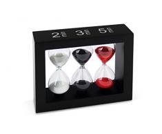 Tea-Timer Teatimer Sanduhr 2/3/5 Minuten schwarz