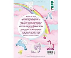 Das Hin-und-weg-Stickerbuch. Einhörner: Mit über 200 wiederablösbaren großen Stickern