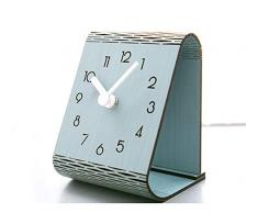 Holzwanduhr Modernes Design Tischuhren Schreibtischuhren Desktop Watch Home Decoration für Büro Schlafzimmer Esszimmer Küche Schule Geburtstagsgeschenk