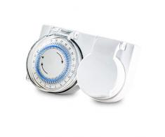 benon Zeitschaltuhr Mechanisch Outdoor - 96 Segmente (15 min) - Timer IP44 für Innen und Außen - Mit Kindersicherung - Steckdose max. 3680W