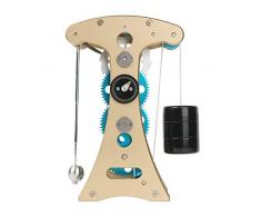 LXX Pendeluhr-Modell – Ganzmetall-3D-Uhr montiert, Dekompression-Puzzle Spielzeug, DIY mechanischer Montagesatz