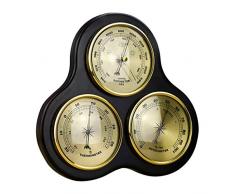 Baoblaze 3 in 1 Thermo-Hygrometer Barometer Außenwetterstation zur Wandmontage