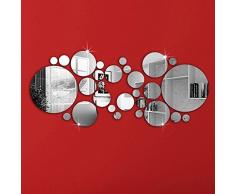 OMGAI Runder/Kreis Spiegel Wandaufkleber Aufkleber Haus Dekoration