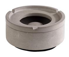 APS Wind-Aschenbecher „Element“ – Premium Aschenbecher aus Beton – 3 Rillen für die Zigarettenablage – Ascher mit möbelschonender Unterseite 10,5 x 5cm