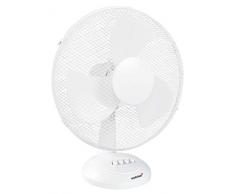 Tischventilator Korona 81002 - Leise 40 cm, 40 Watt | 3 Stufen, Tragbar, Oszillationsfunktion | Fan Kühlung | für Schreibtisch, Schlafzimmer, Büro | Silence | Universal Fan | leiser Betrieb
