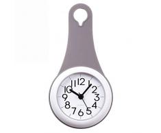 LCHY TB Wanduhr, kein Ticken, für Badezimmer, Schlafzimmer, Küche, kleine Quarz-Uhr