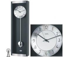 AMS Funk Pendeluhr, Holz, Mehrfarbig, 95 x 42 x 24 cm