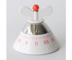 Alessi Kitchen Timer, Küchentimer aus thermoplastischem Harz, weiß