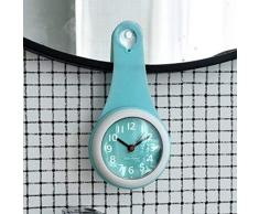 CLOCKS Uhr ， Wanduhr ， Glocke ， Uhr ， Uhr ， Wecker ， Kreative Badezimmerwanduhr, Moderne Und Elegante Minimalistische Küchenwandkarten Wasserdichter Timer Persönliche Haushaltsuhr Kleiner Fund