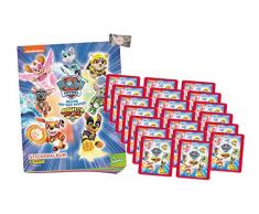 .Panini - Paw Patrol Sticker - Mighty Pups Sammelsticker - Serie 4 (2020) - 1 Album + 20 Tüten + stickermarkt24de Gum