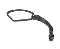 Dioche Fahrradrückspiegel, Fahrradlenker Rechts/Links Bewertung Rückansicht 180 Drehspiegel für Mountain Road Bikes(Linke Seite)