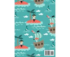 Mein Stickeralbum: Motiv Pirat Karibik | 30 Seiten | DIN A4 | Blanko | Kein Silikonpapier | Geschenkidee