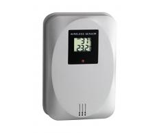 TFA Dostmann Quadro Funk-Wetterstation, Außentemperatur, Innentemperatur, Mondphasen, Raumklima, Uhrzeit