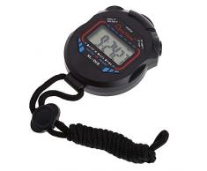 LOTONJT LCD-Sport-Timer, großes LCD-Display, Chronograph, Sport-Stoppuhr für Fußball, Basketball, Laufen, Schwimmen, Fitness und mehr