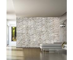 Vlies Fototapete 350x245 cm - 3 Farben zur Auswahl - Top - Tapete - Wandbilder XXL - Wandbild - Bild - Fototapeten - Tapeten - Wandtapete - Wand - Ziegel Steine f-A-0004-a-c