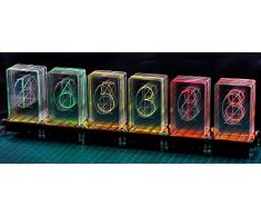 LED-Nixie -L - 6-stelliger Bausatz inkl. Controller LED-Uhr Steuerung Nixie Design …
